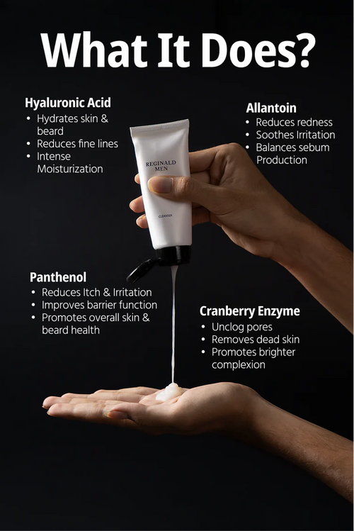 Reginald Men, Apollo - Brightening Facewash for Glowing Skin  Cleanses without Stripping